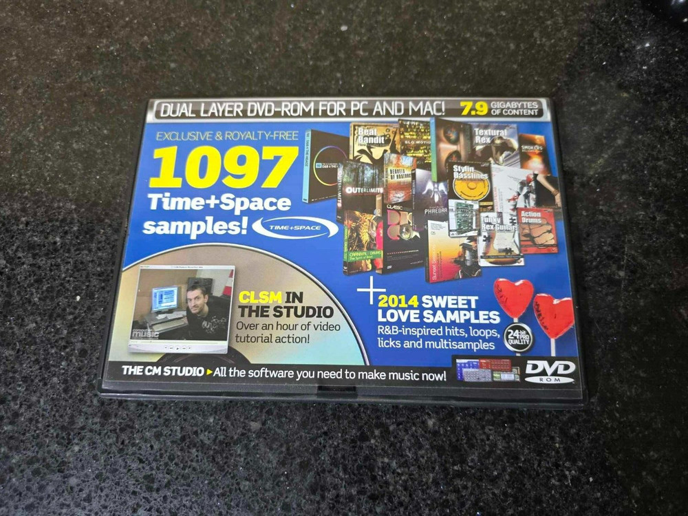 Computer Music CM123 Mar 08 Software and Sample Disc PC/Mac DVD Rom -GOSFORD