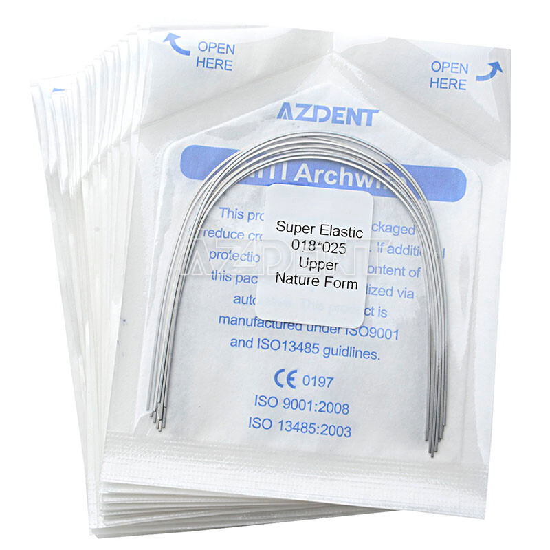 AZDENT Dental Orthodontic Super Elastic Niti Nature Form Rectangular Arch Wires