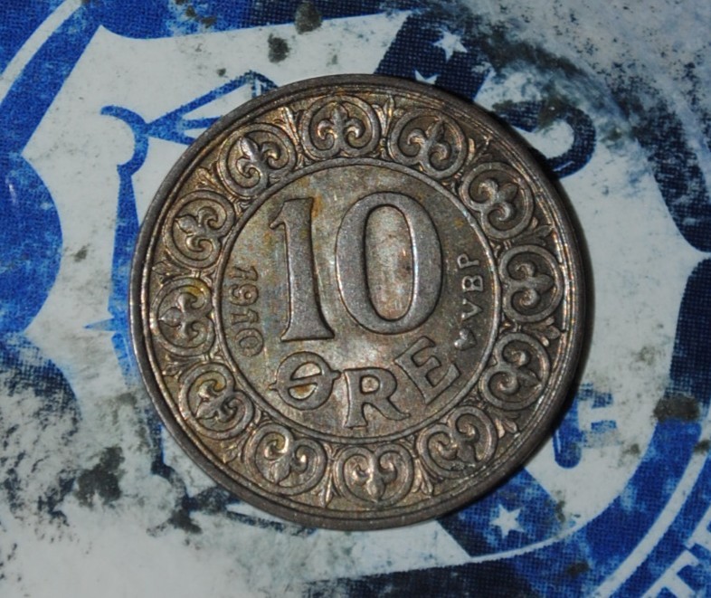 UNC Denmark 10 ore 1910 {{{D210
