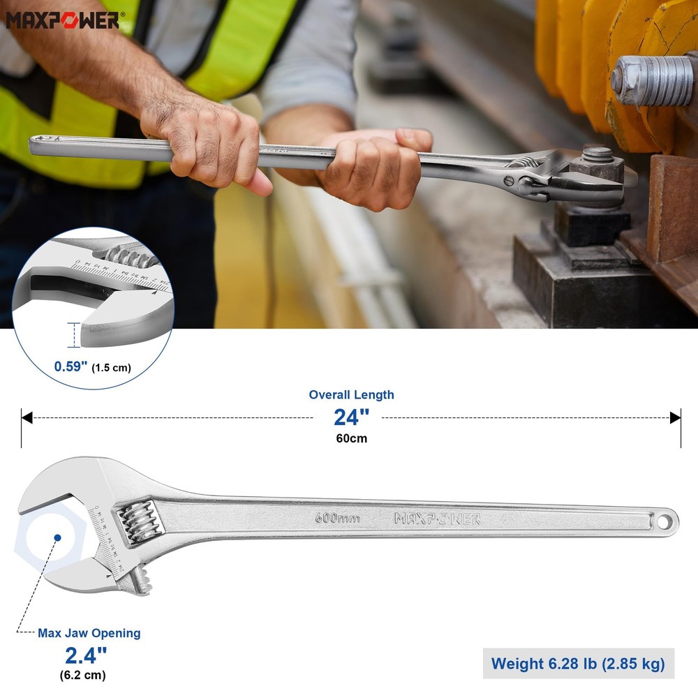 24 inch Adjustable Wrench