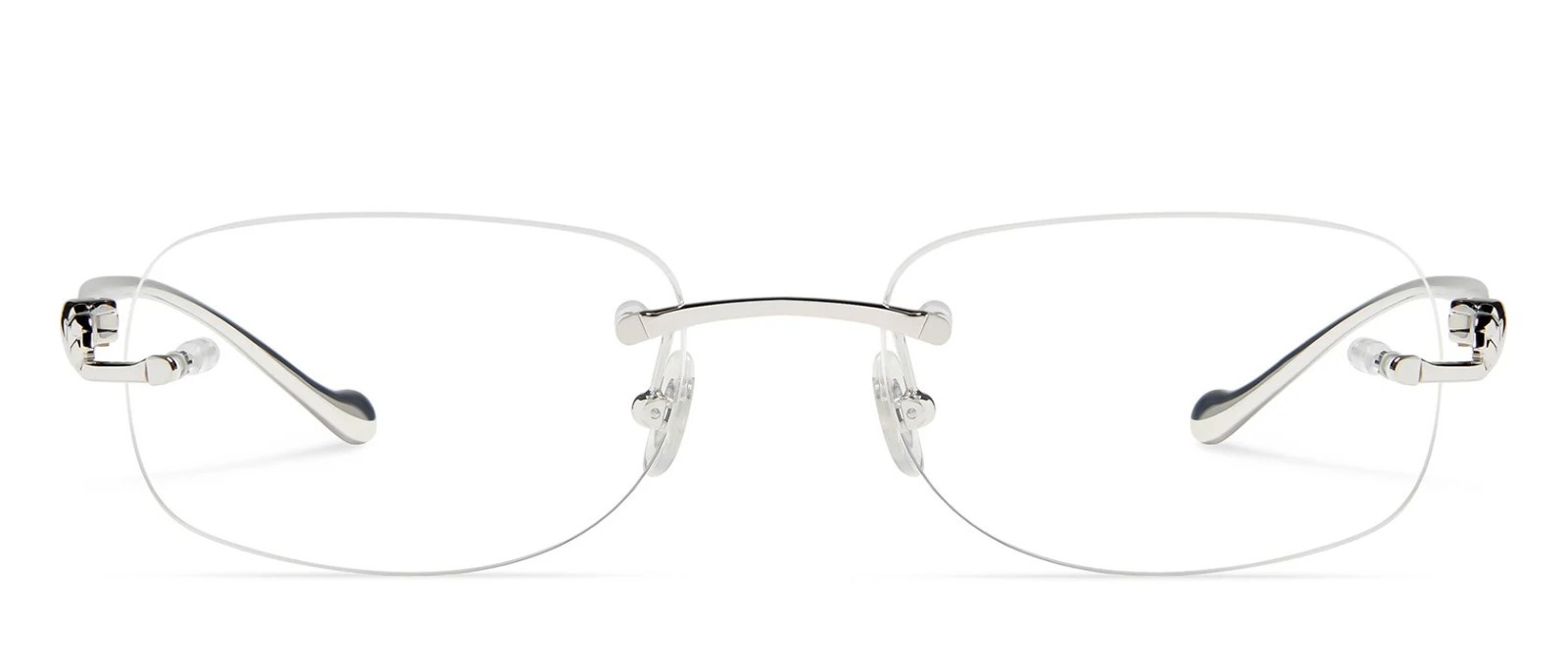 Cartier CT0058O Frame Demo Lenses Panther Demo Lenses Cartier Clear Demo Lenses
