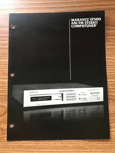 Marantz Tuner Brochure