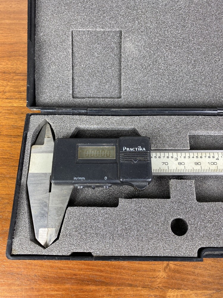 Practika Digital Micrometer Caliper 6” Model PDC-150 Used With Case