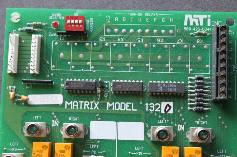 MTI Matrix Speaker Switching Module Card #1320