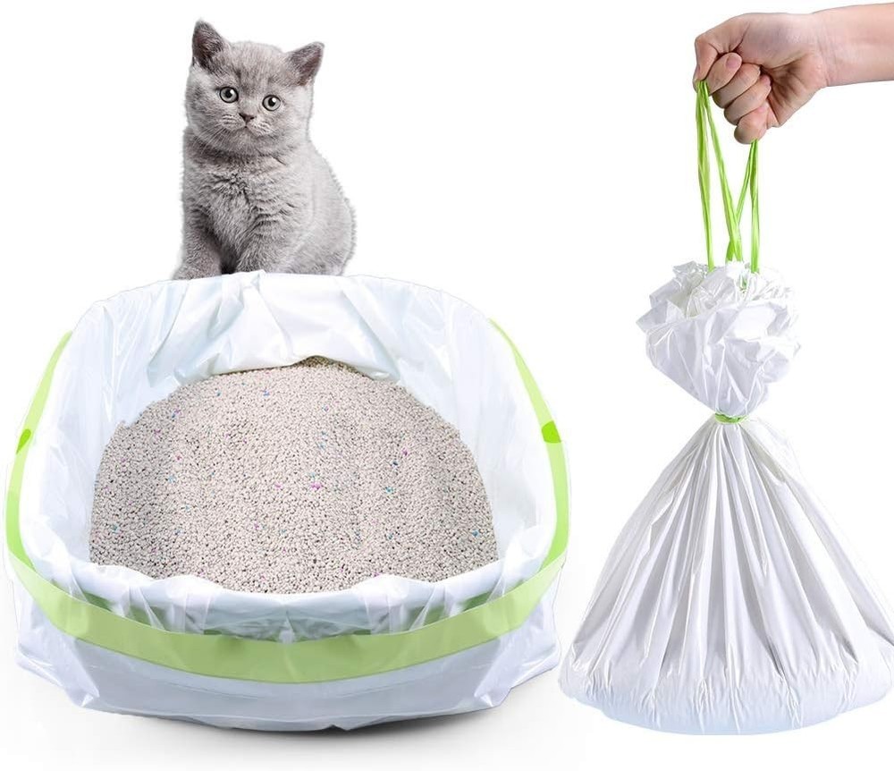 Convenient Drawstring Pet Waste Bags 24 Pack