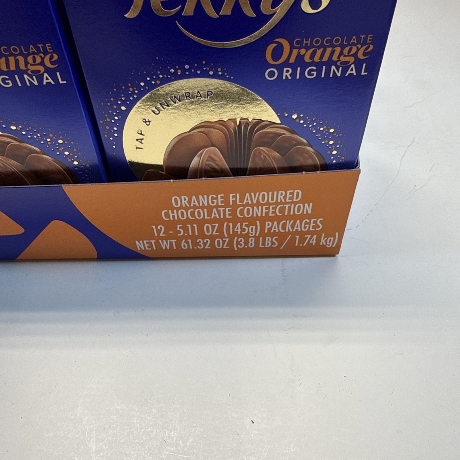 12 Pack Terry's Milk Chocolate Oranges 5.53 oz each 61.32 oz total. BB 4-2027