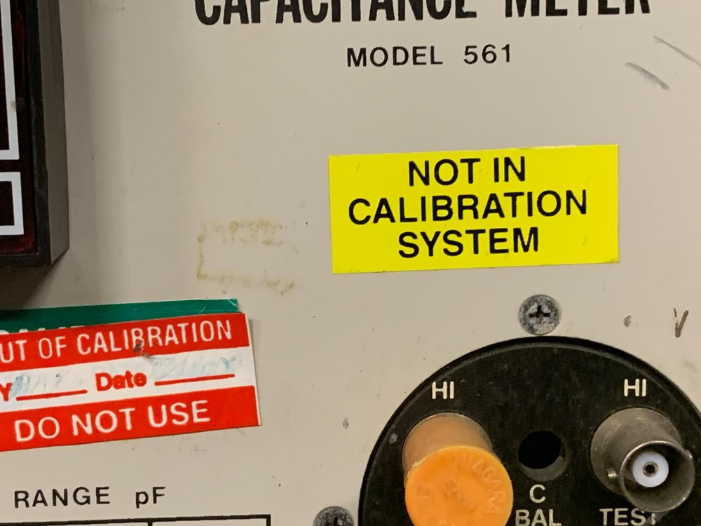 MSI Electronics Model 561 Capacitance Meter