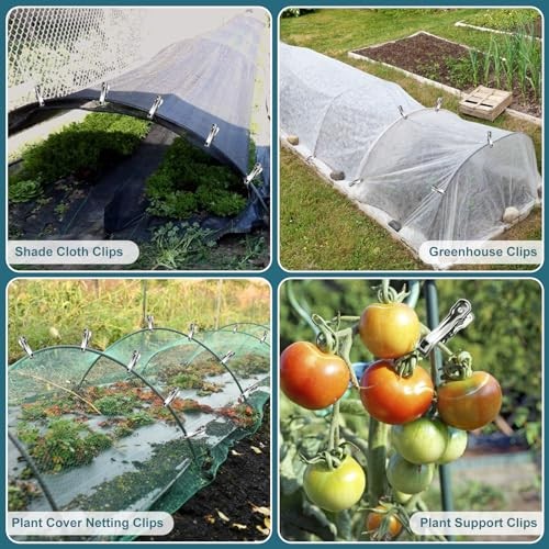 Pcs Garden Clips, Greenhouse Clamps, Stainless Steel 36 36 PCS Garden Clips