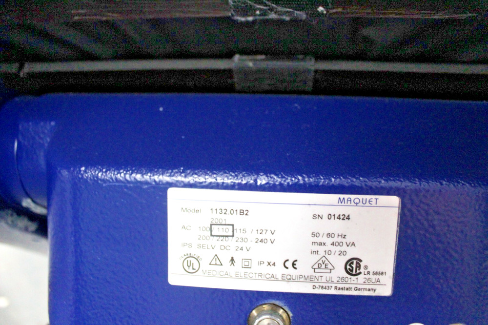 MAQUET ALPHASTAR MODEL1132.11B2 ORTABLE WITHOUT CONTROL