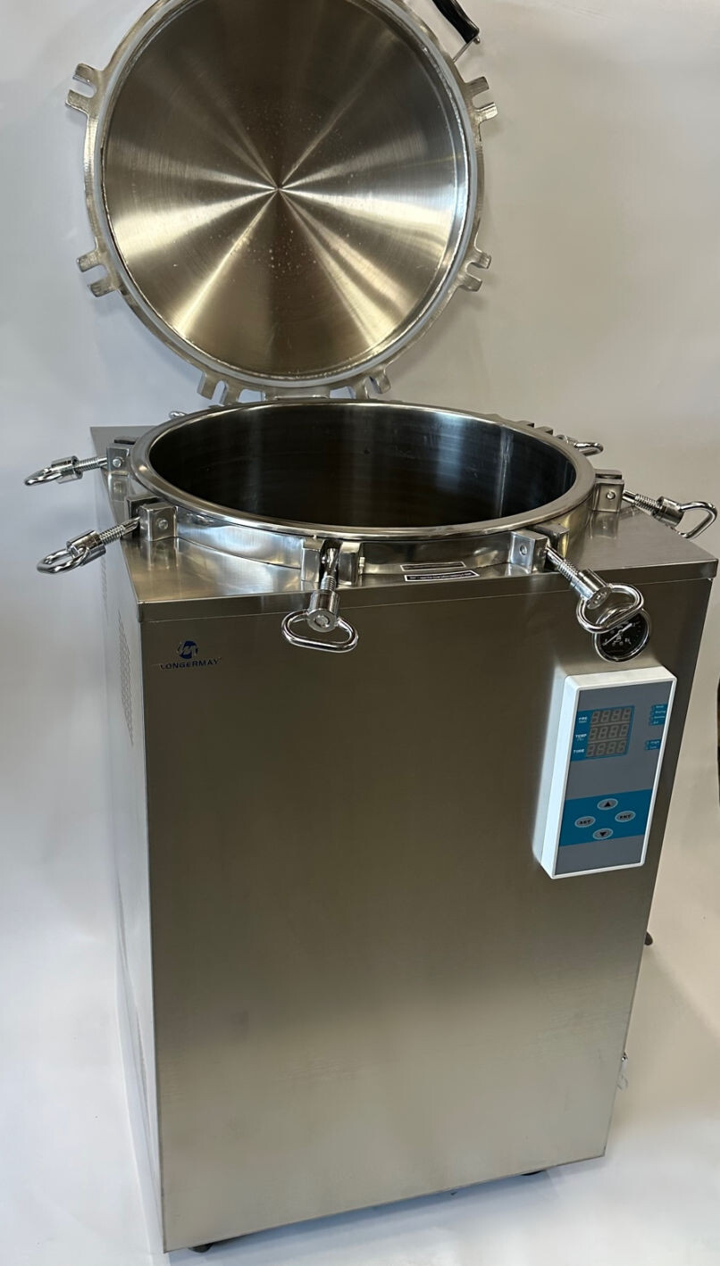 150L Commercial Pressure Sterilizer - Digital Electric Mushroom Autoclave 220V