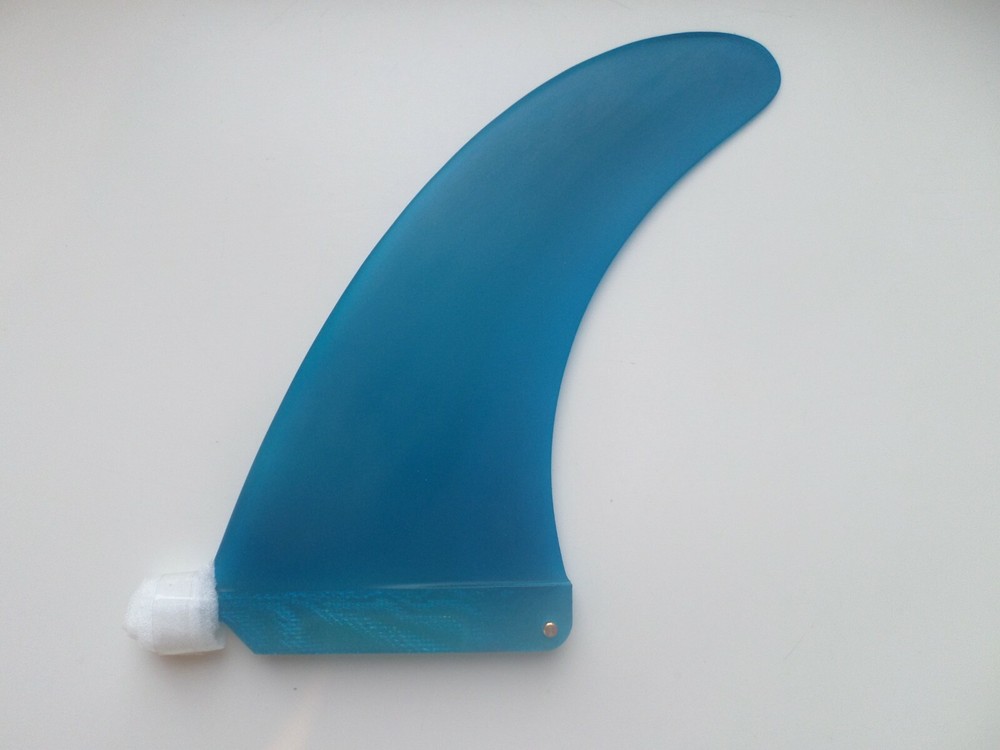 Fibreglass SINGLE FIN 7.5 inch SOLID surfboard FIN with screw for LONGBOARDS