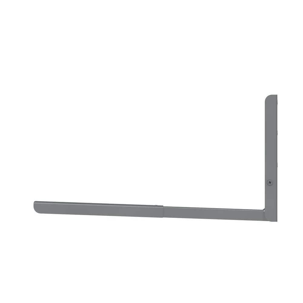 Universal Wall-Mounted Microwave Bracket in Silver