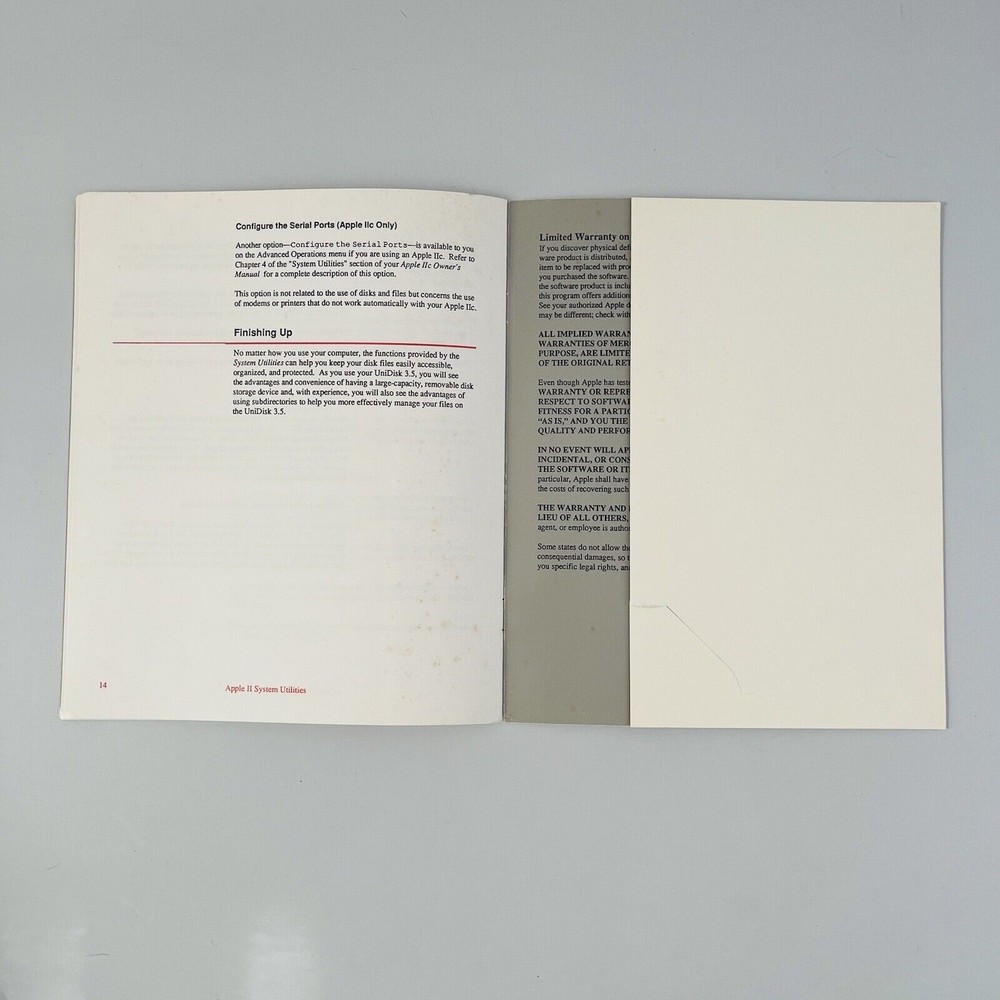 Apple II Utilities Guide System Utilities ProDOS VTG 1985 #3