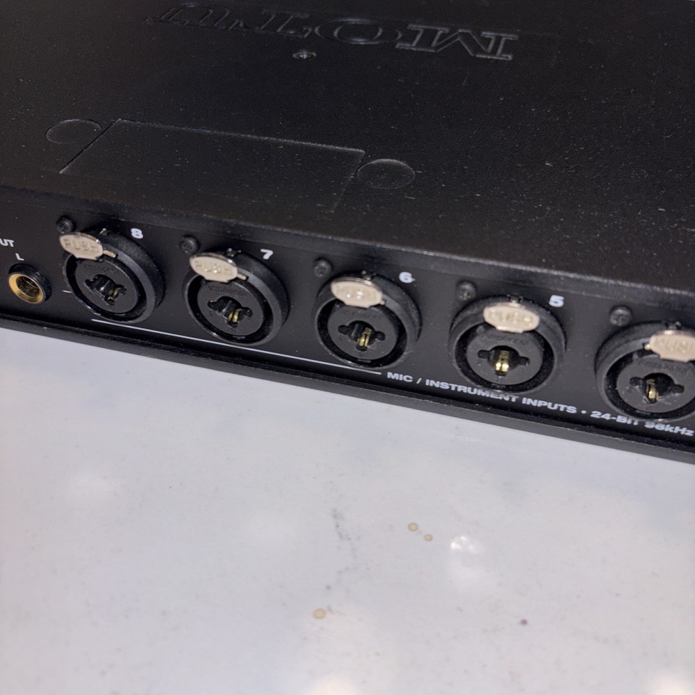 MOTU 8Pre Audio Recording Studio Interface ADAT 8 Channel Firewire Untested