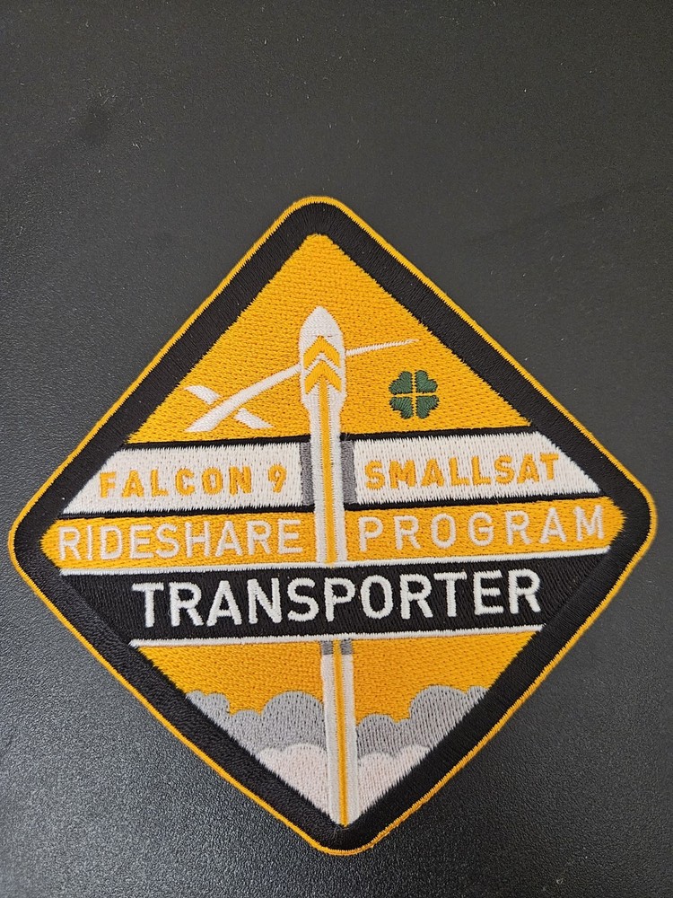 SpaceX Transporter Yellow Employee Mission Patch