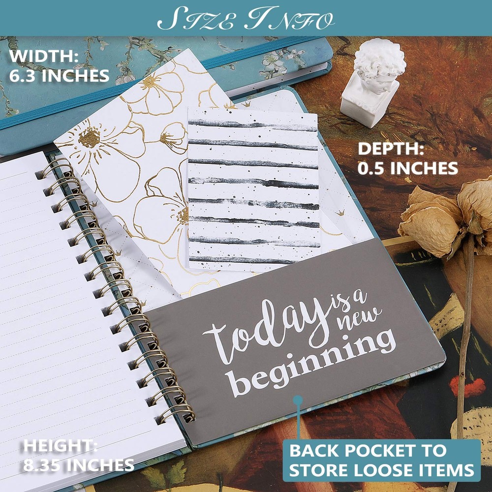 Ruled Journal/Notebook- Lined Journal, 6.3" X 8.35"