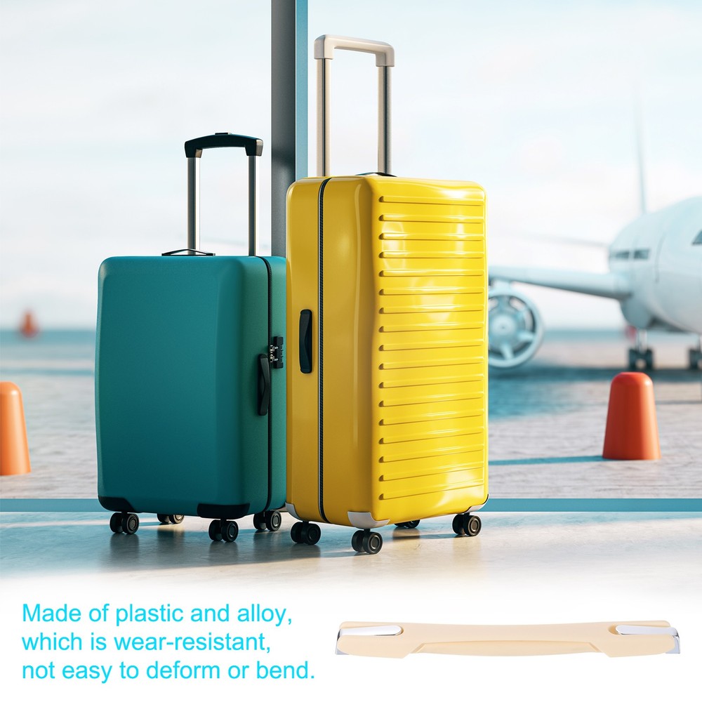 Luggage Handle, 8.86" x 0.98" Pull Handle Grip Replacement for Suitcase, White