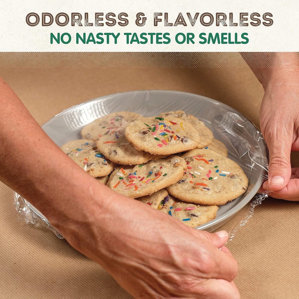 Compostable plastic wrap – 99ft x 12inch roll