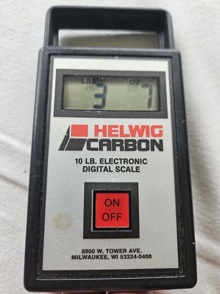 Helwig Carbon 10 Lb Electronic Digital Scale