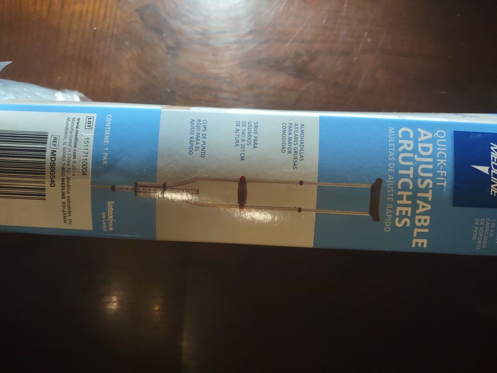 Medline Adjustable Crutches