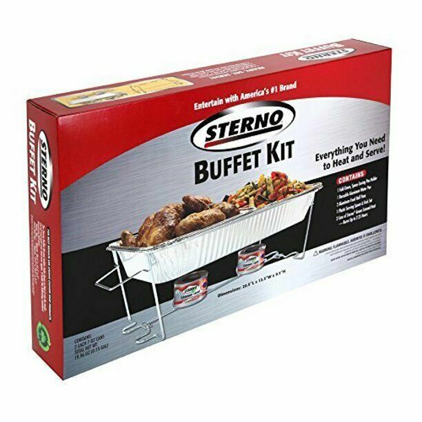 STERNO 70182 FULL SIZE BUFFET KIT *DISTRESSED PKG