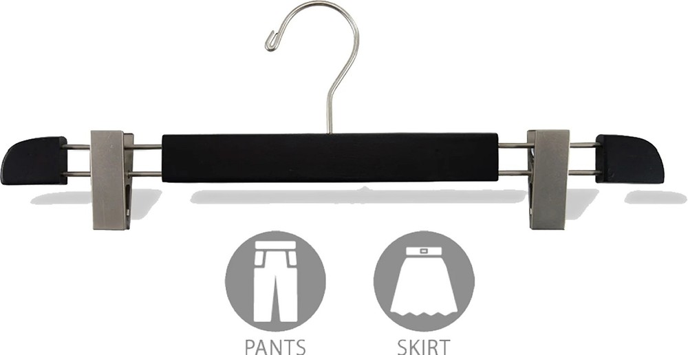 Low Profile Wood Bottom Hanger, 10 Pack