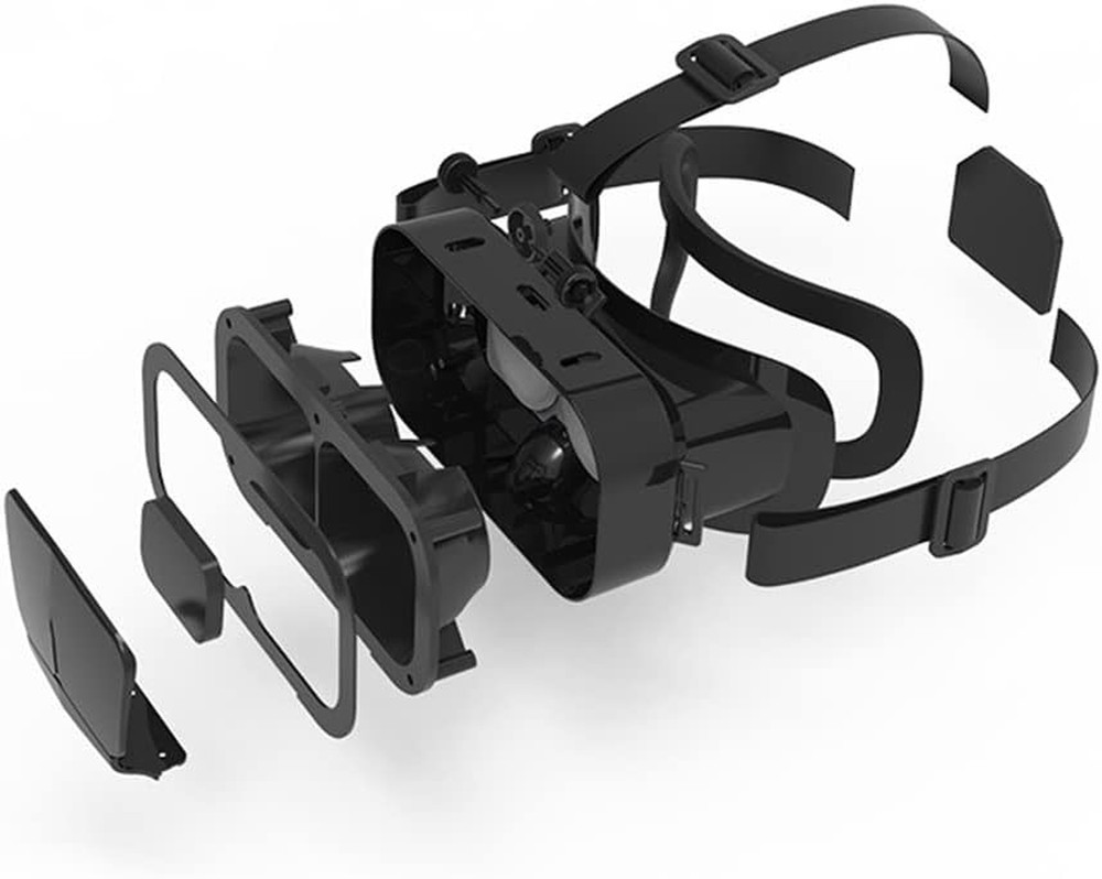 3D VR Glasses VR Virtual Reality Headset Support 360Panorama Large Screen Anti-B