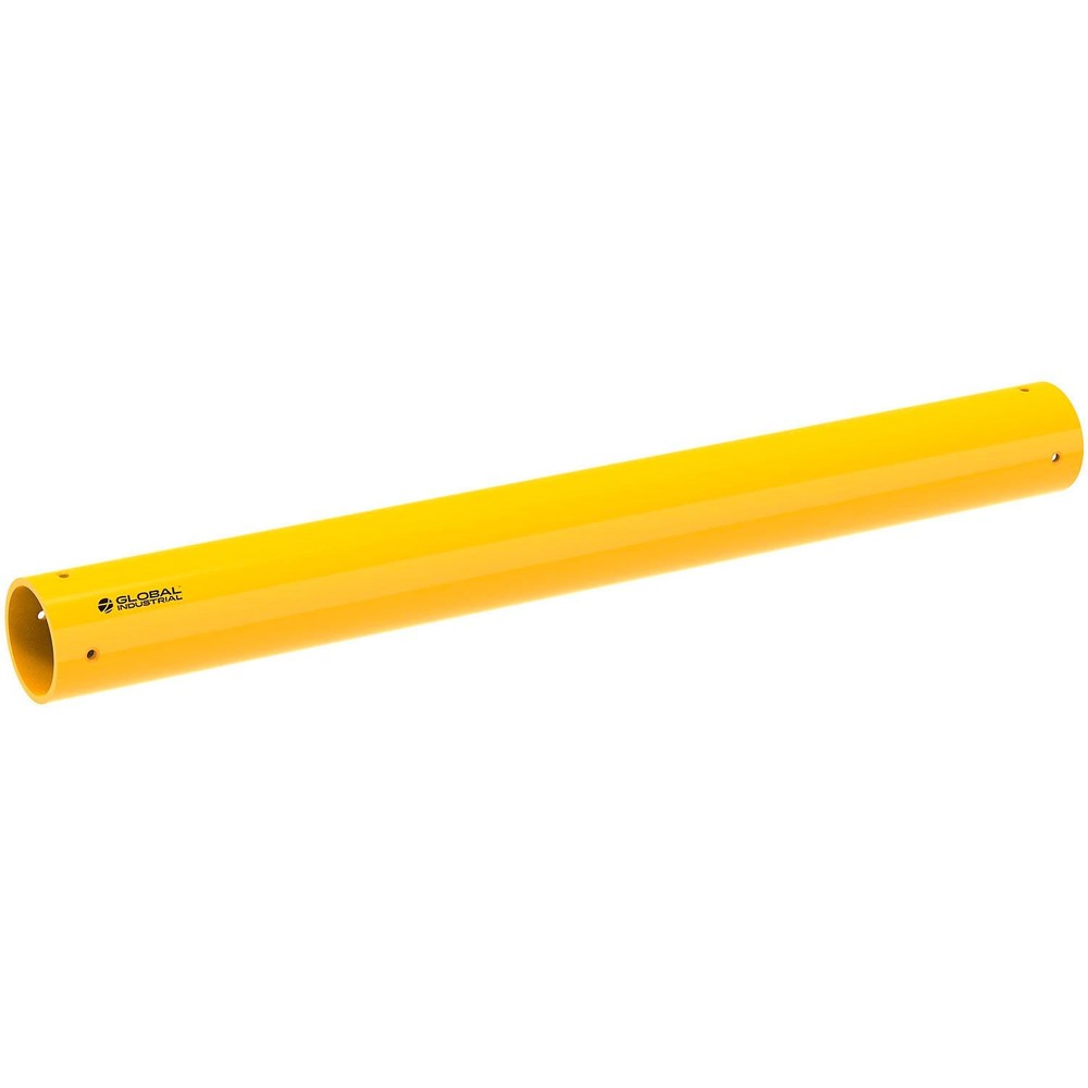 Global Industrial Protective Plastic Guard Rail 5'L x 6" Diameter Yellow