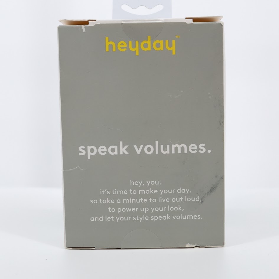 Heyday Round Lightweight Wireless Bluetooth Speaker 16H Playtime 33Ft Range