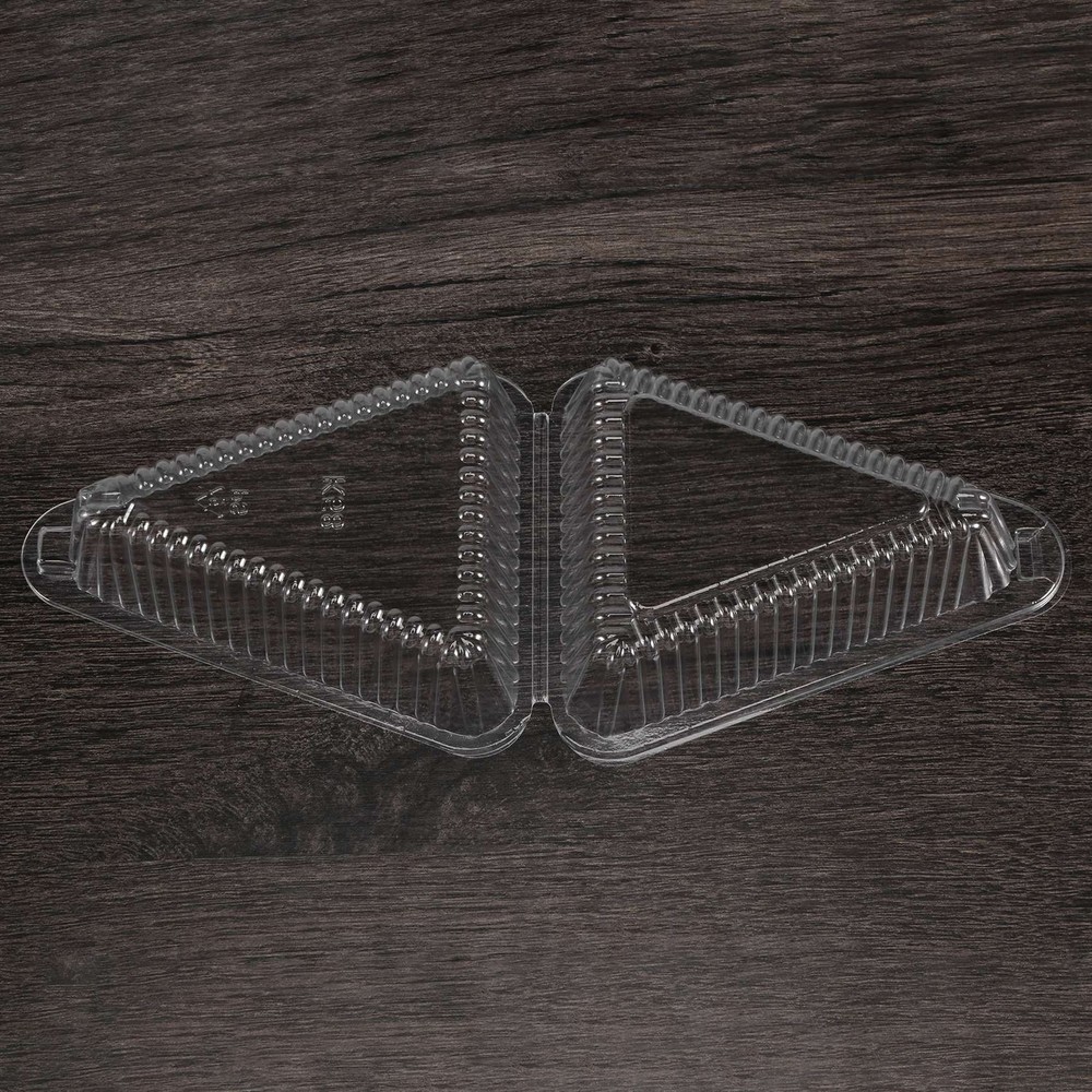 100Pcs Triangle Cheesecake Boxes Cake Box Triangle Pie Holders Cake6649