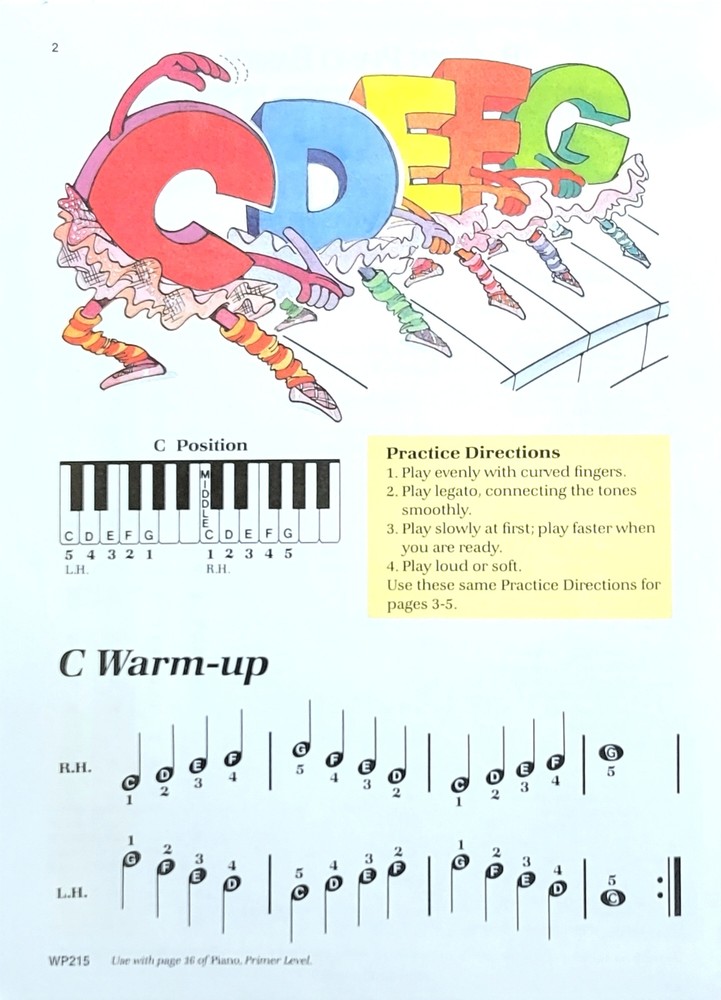 Bastien Piano Basics Technic Primer Level