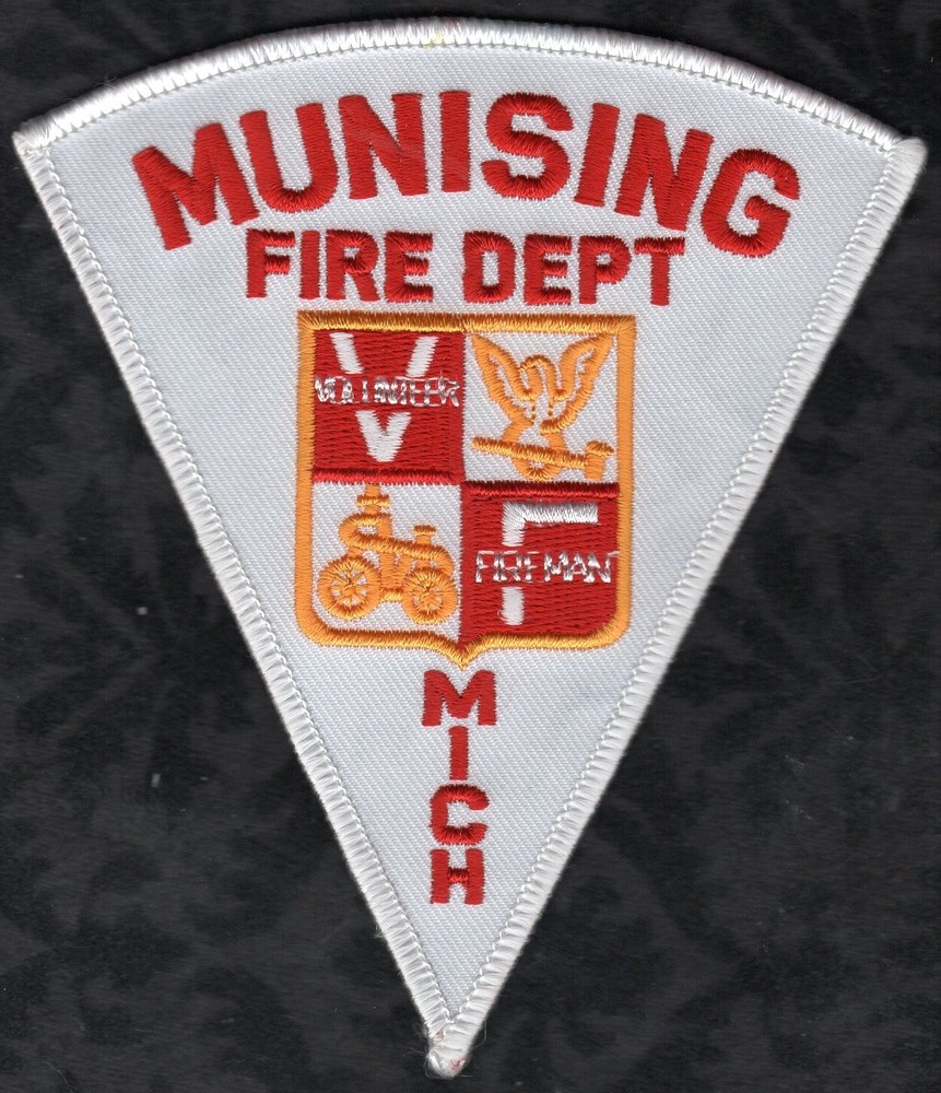 Munising Michigan Fire Department Patch