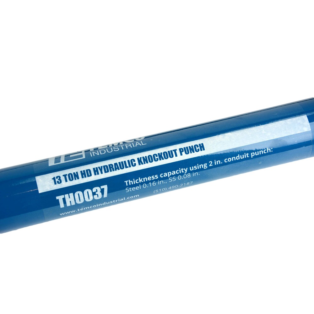 TEMCo Hydraulic Knockout Punch Driver Electrical Conduit Hole KO Tool 3/4"-16