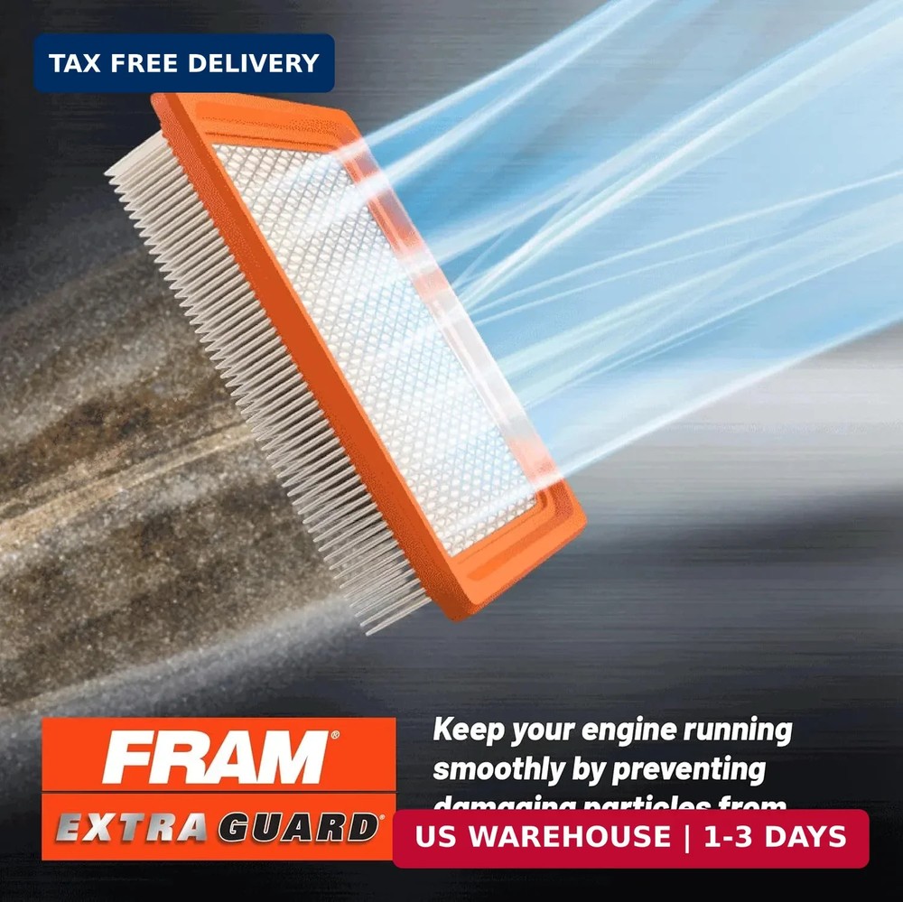 FRAM Extra Guard CA11426 Replacement Engine Air Filter for Select Toyota Models,