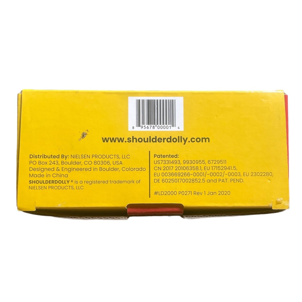 Shoulder Dolly Moving Straps LD2000 800 lbs Capacity Nielsen