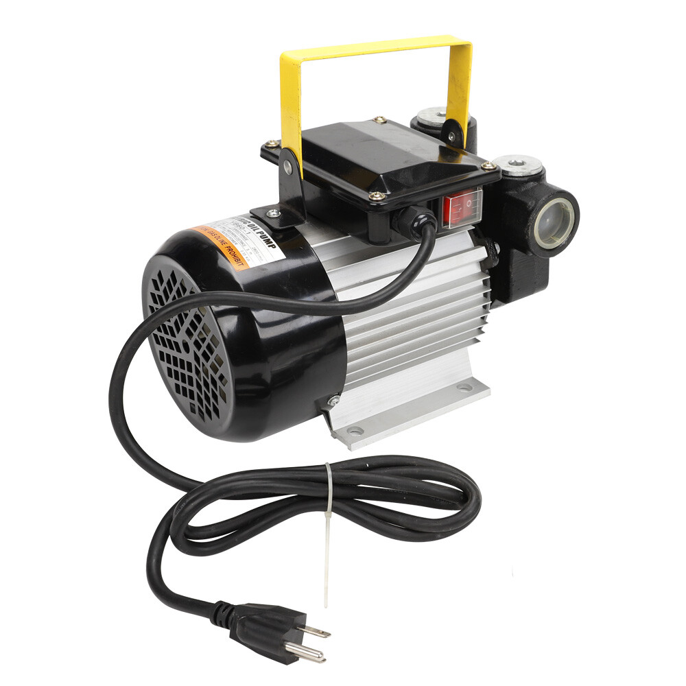 110V AC Self Priming Electric Oil Pump Transfer Fuel Diesel With Aluminum Casing