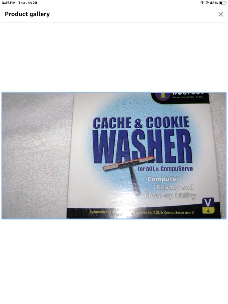 Cache & Cookie Washer for AOL and CompuServe by Webroot Software, Inc.