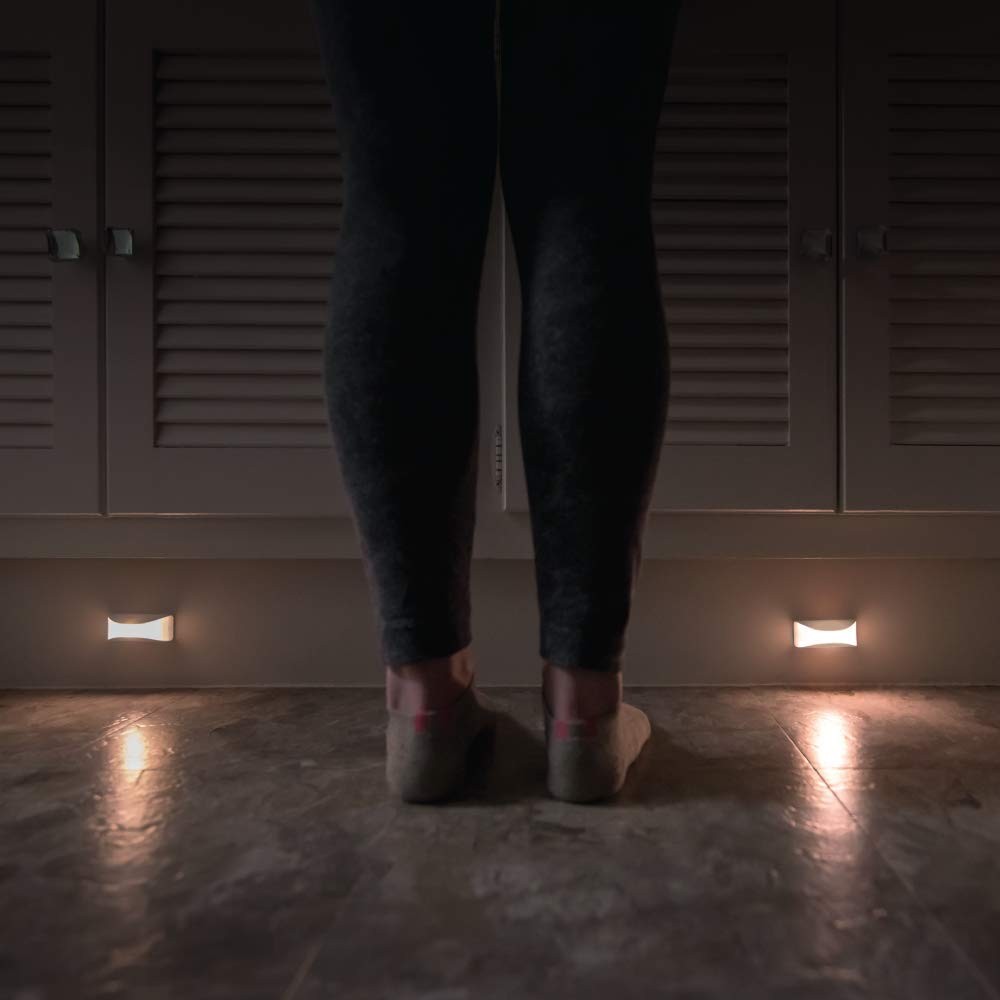 Beams MB500 Wireless Battery Powered LED Nightlight, 2-Pack, White