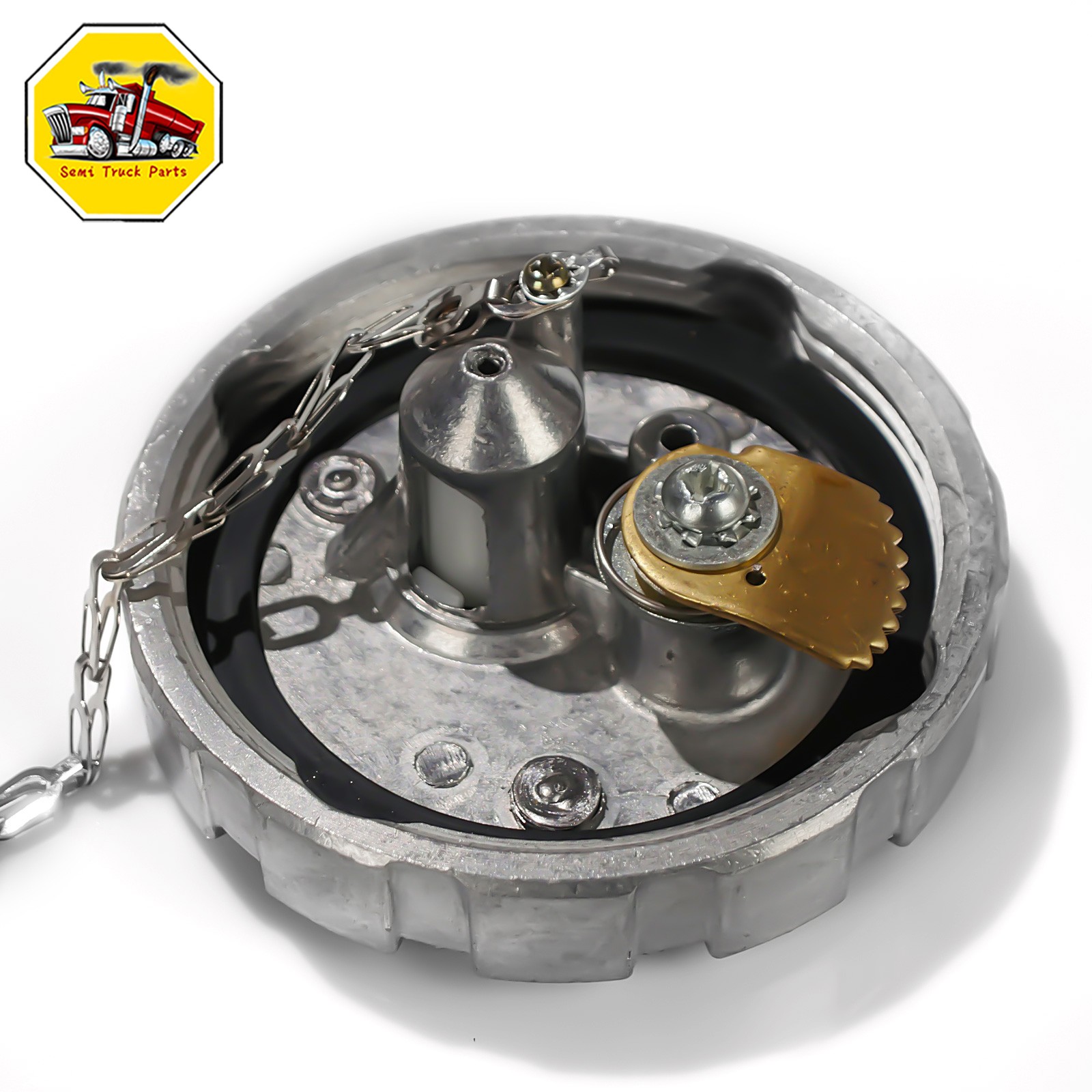 2x Locking Fuel Cap Fits Kenworth Peterbilt Freightliner Western Star SNV431089