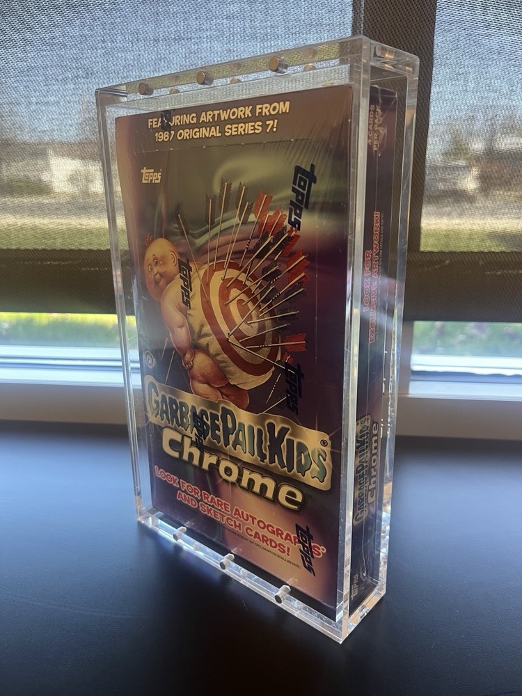 Acrylic Display Case Stackable FITS 2024 Garbage Pail Kids Chrome 7 Hobby Box