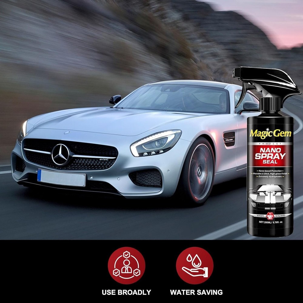Magic Gem Car Coating Spray, Nano Scratch Removal Coating...