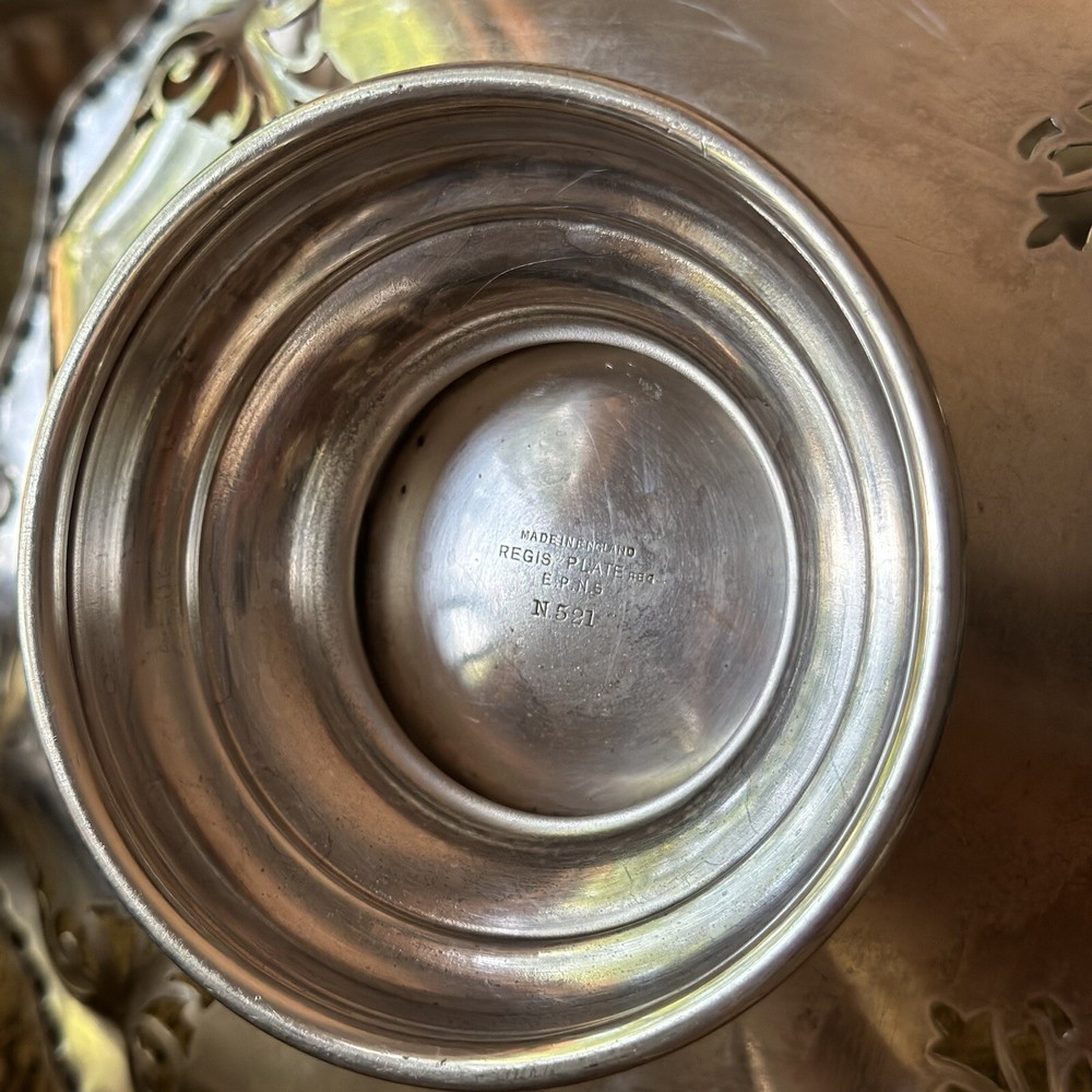 Made in England Regis Plate Reg EPNS basket