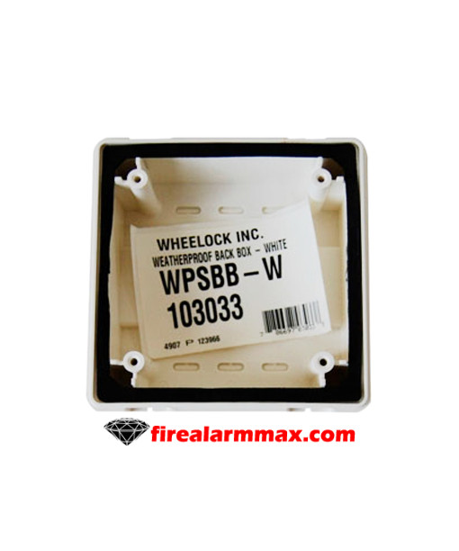 Cooper Wheelock WPSBB-W Weatherproof Back Box