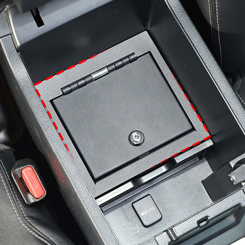 Metal Console Safe Box Key Lock Replace Armrest Storage Tray for 4Runner 2010-23