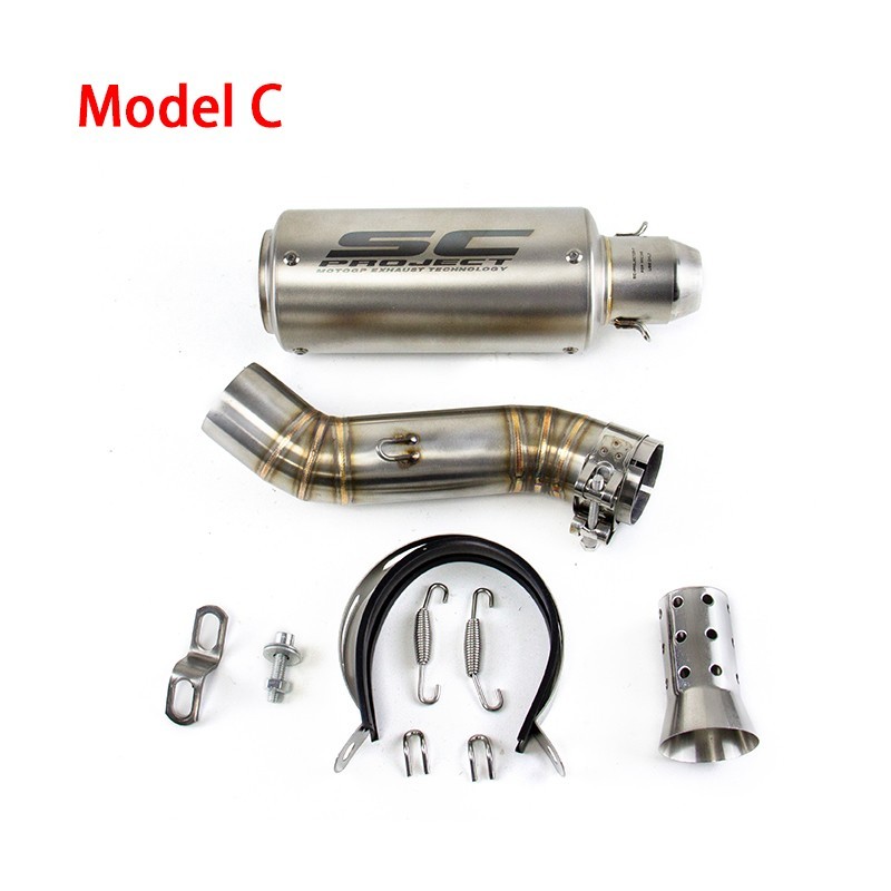 CBR500R 2016-2025 for Honda CB500F CB500X Exhaust Mid Tail Pipe Slip on Muffler