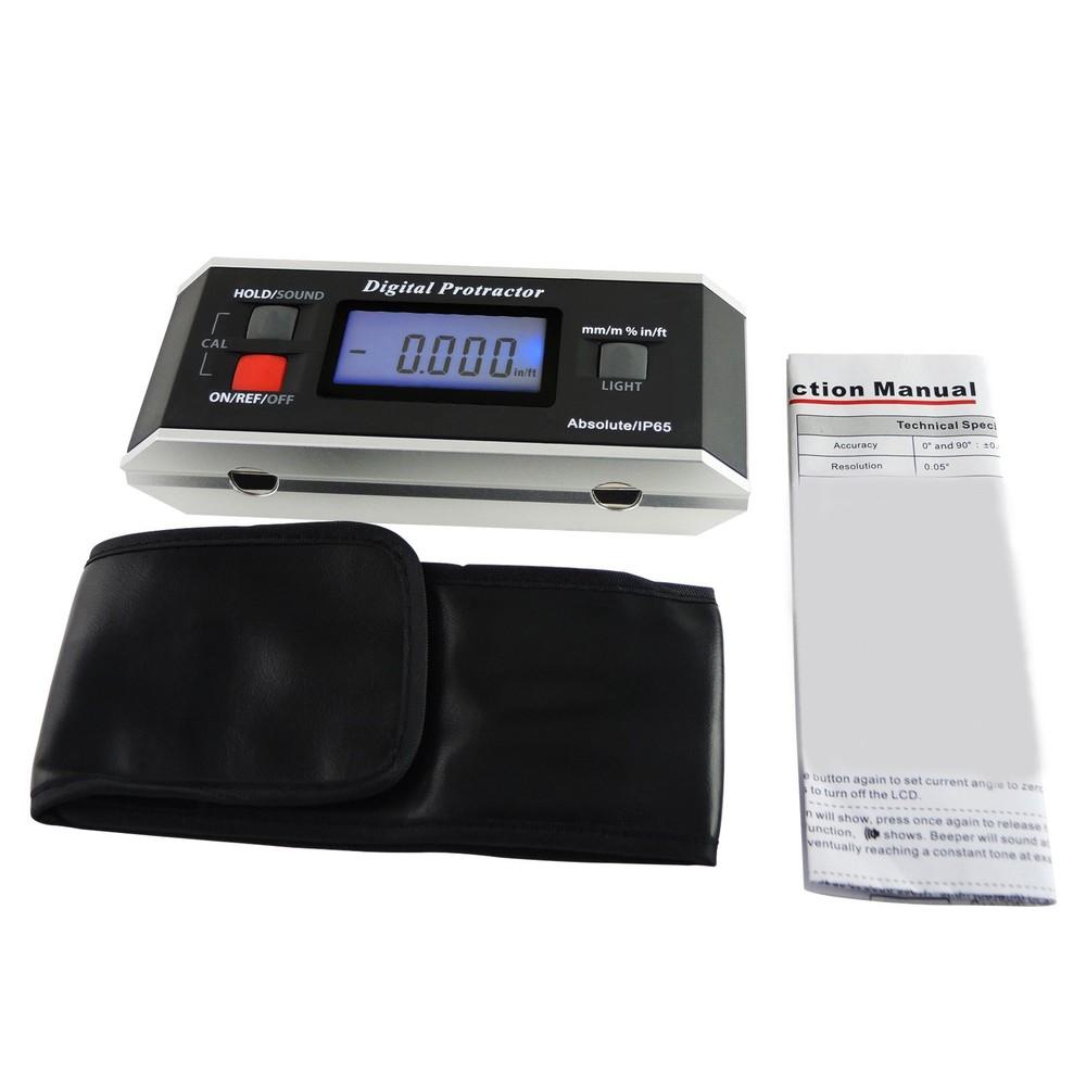 Digital Angle Finder Magnetic Protractor Inclinometer Angle Level Meter Angle Fi