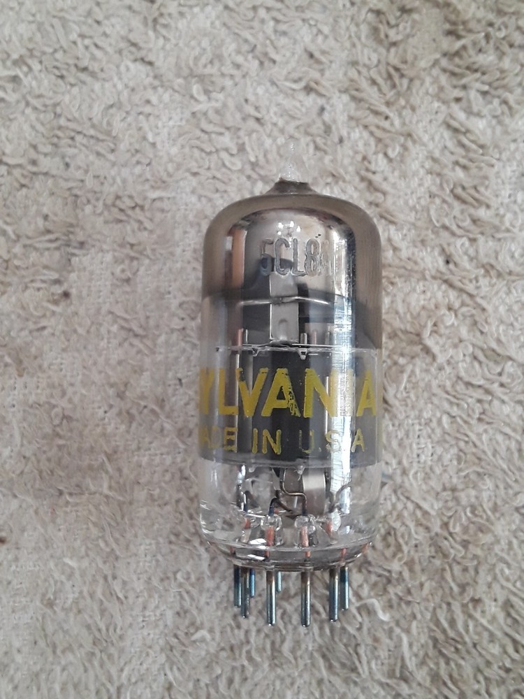 NOS Sylvania 5CL8A Vacuum Tube - White Box - Tested