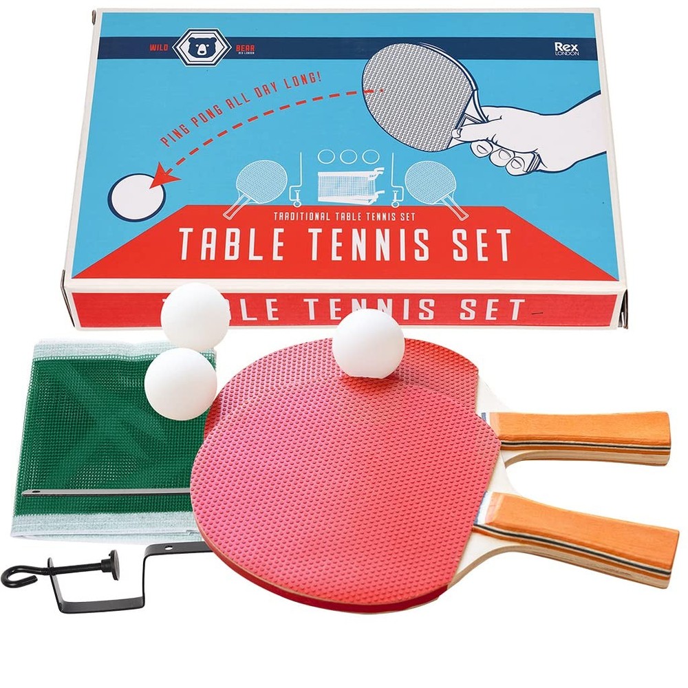Wild Bear Table Tennis Set