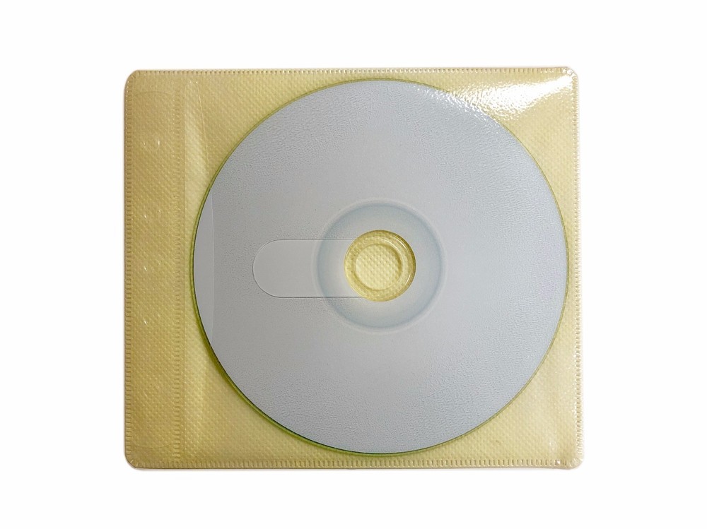 1000 Non Woven CD DVD Multi Color Double Sided Plastic Sleeve - HOLD 2000 discs