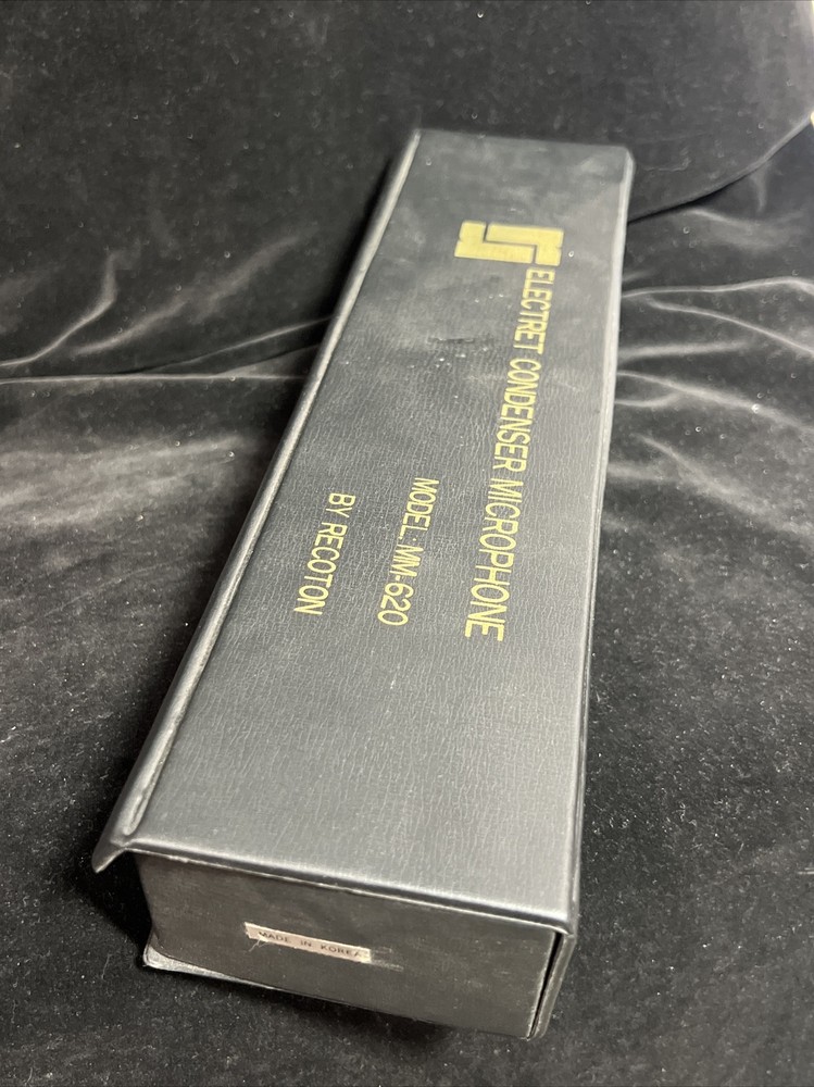 Recoton Model MM-620 Electret Condenser Microphone EMPTY Case Only